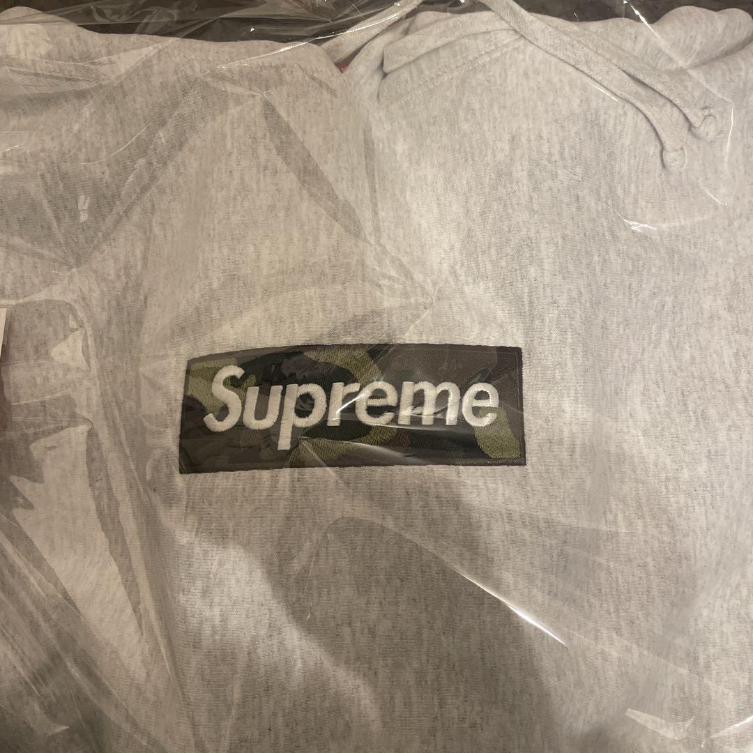 Supreme シュプリーム 2023AW Supreme Box Logo Hooded Sweatshirt Ash Grey サイズM_画像8