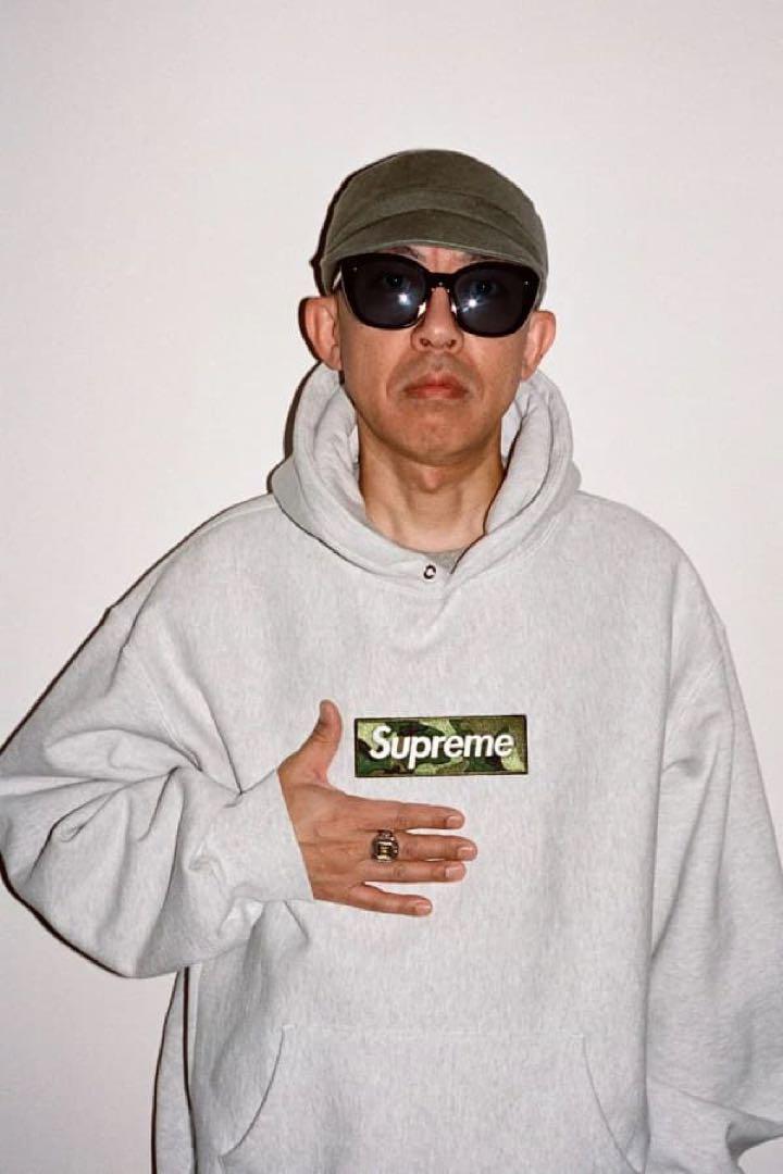 Supreme シュプリーム 2023AW Supreme Box Logo Hooded Sweatshirt Ash Grey サイズM_画像2