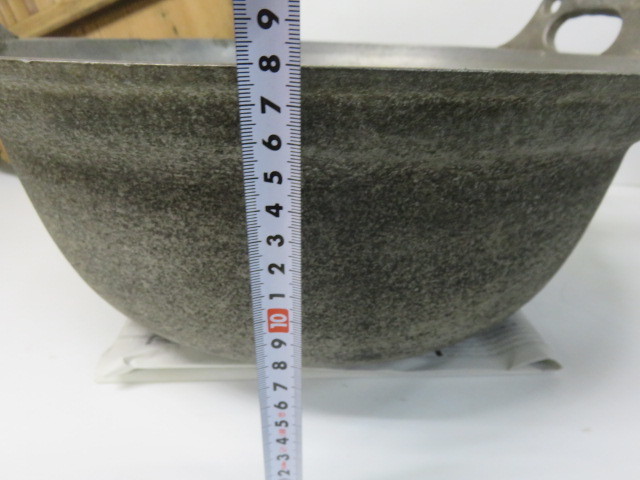 古いアルミ鍋 直径約40cm昭和初期 かまど(竈 竃 おくどさん へ 古いアルミ鍋 直径約40cm昭和初期 かまど(竈 竃 おくどさん へ