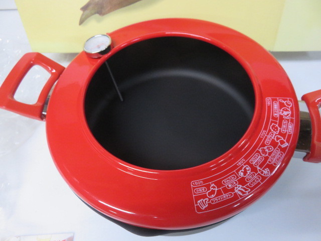 EPONエポン 温度計付き天ぷら鍋 24ｃｍ 天婦羅鍋の画像3
