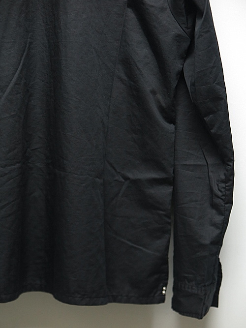 SALE30%OFF/KMRii・ケムリ/Cotton Double Pocket Stand Collar Shirt/Black・1_画像6