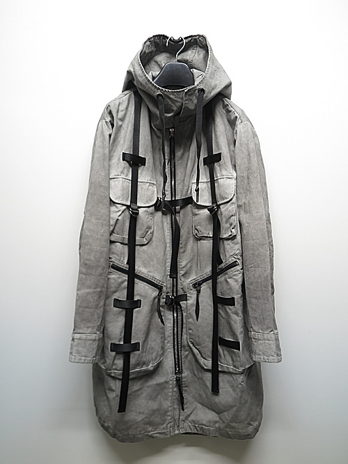 SALE30%OFF/KMRii・ケムリ/Cotton Parachute Mods Coat 03/Charcoal・1