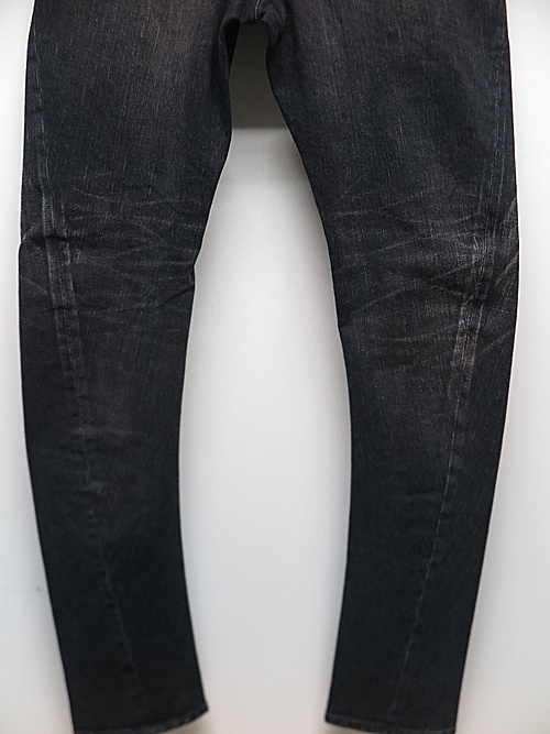 wjk・ダブルジェイケイ/banana denim pants (used)/used black・M_画像6