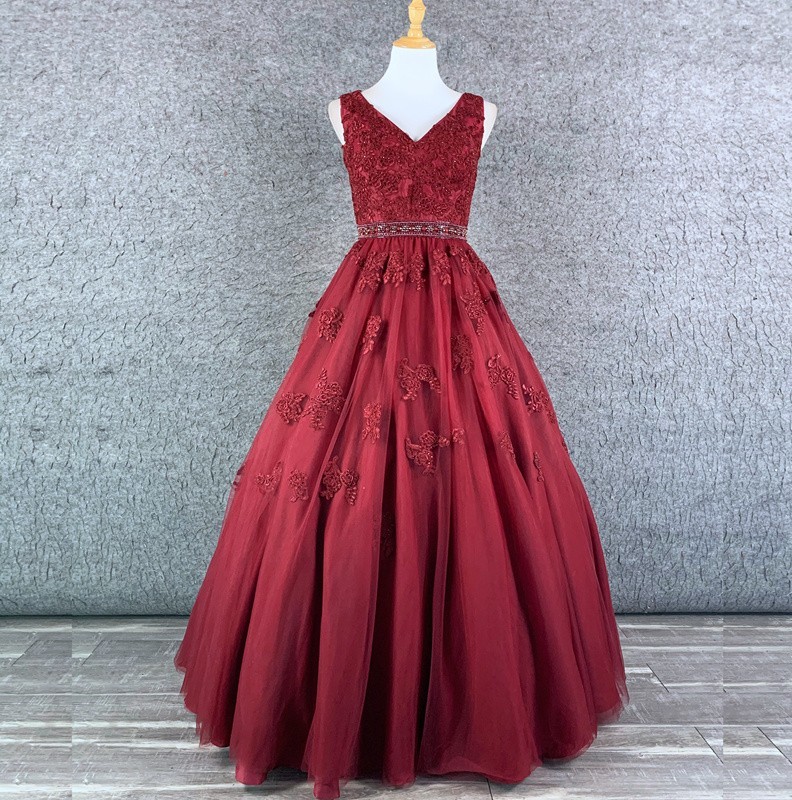 [ sale new goods ] shipping . musical performance . wedding party stage photographing long dress red 