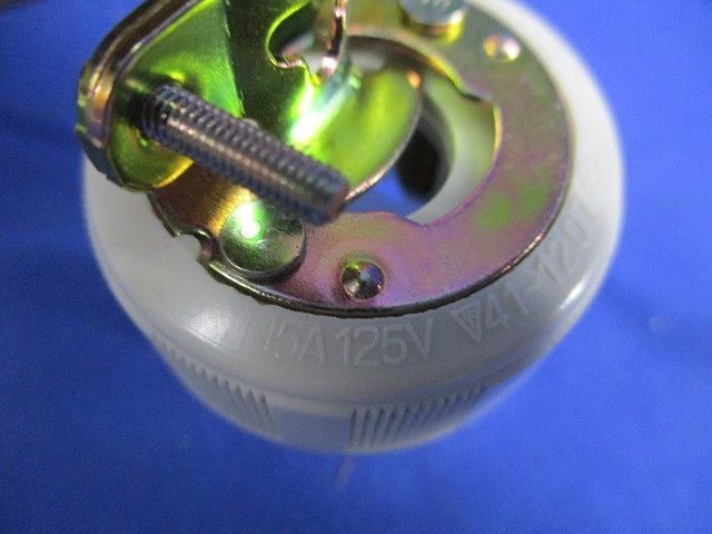 接地2P15A引掛キャップ15A125V(8個入)(ミルキーホワイト)(汚れ有)National WF6315W_画像4