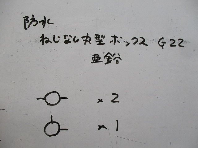 防水ねじなし丸型ボックスセット(亜鉛)(混在3個入) G22_画像2