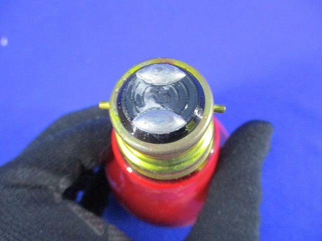セラミック カラー電球(25個入)(赤) 220V-60W B-22_画像5