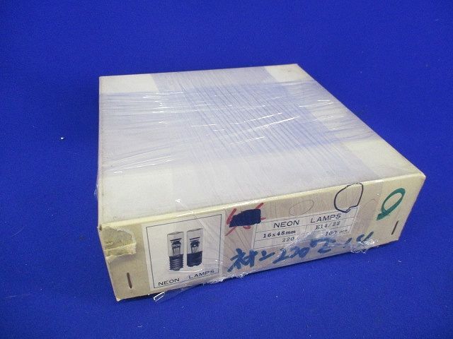 ネオンランプ220V(100個入)E14 220V