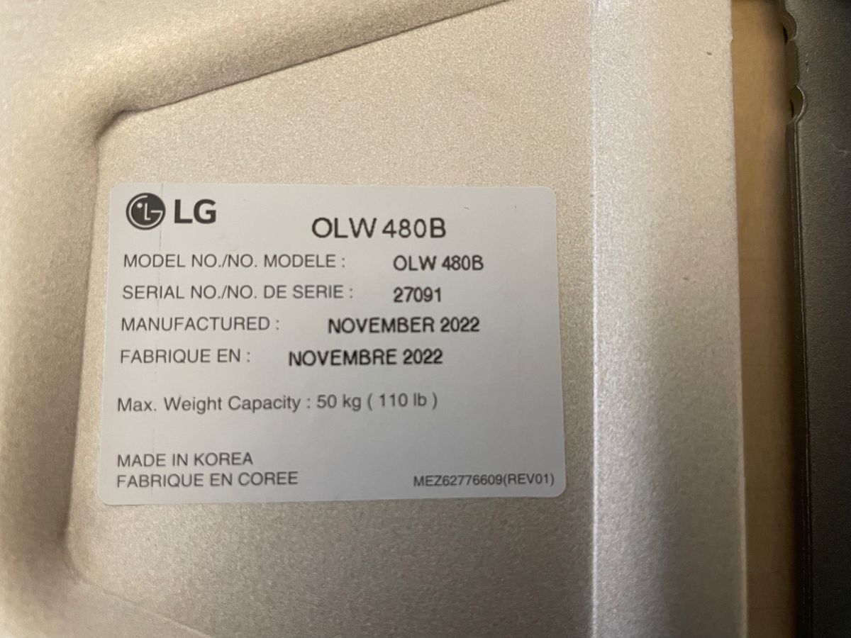 LGエレクトロニクス 壁掛け金具 EZスリムマウント OLW480B 純正 LGエレクトロニクス 壁掛け金具 EZスリムマウント OLW480B 純正