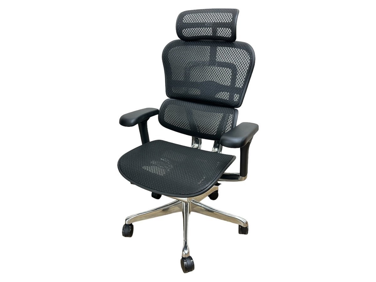 【新品】新型 Ergohuman Pro 2 エルゴヒューマン プロ2 ハイタイプ ヘッドレスト付 店頭引取可 オフィスチェア EHP2-HAM デスクチェア 椅子