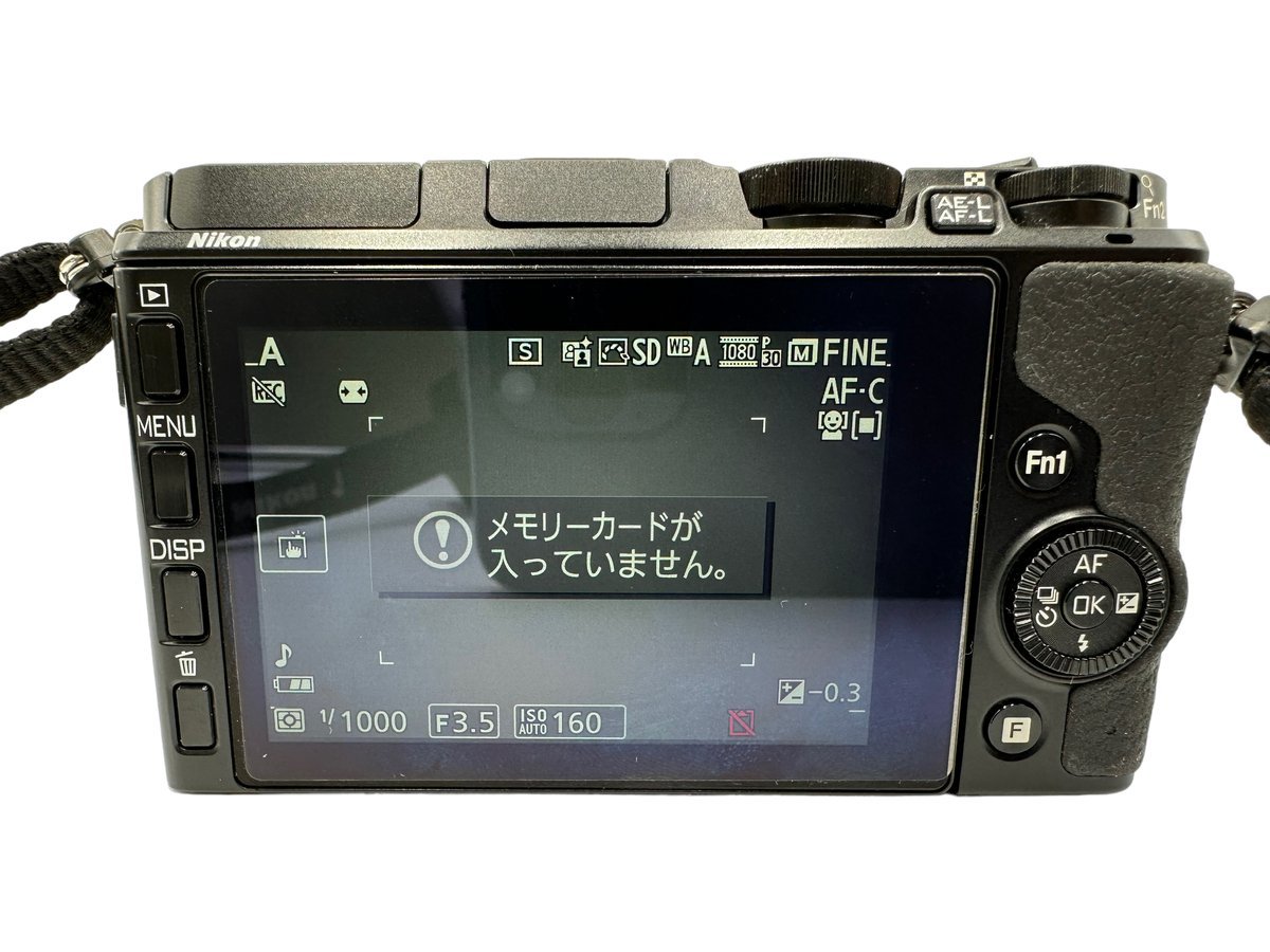 ◎【美品】Nikon 1 V3 NIKKOR 10-30mm 1:3.5-5.6 VR デジタルミラーレス一眼カメラ グリップ GR-N1010 ニコン 13.2×8.8mmCMOSセンサー_画像3