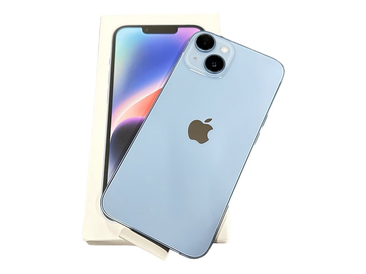 新品 未使用品 Apple iPhone 14 256GB MPWN3J/A ブルー SIMフリー A2881 256GB アップル アイフォン 携帯電話 スマートフォン スマホ 本体_画像1