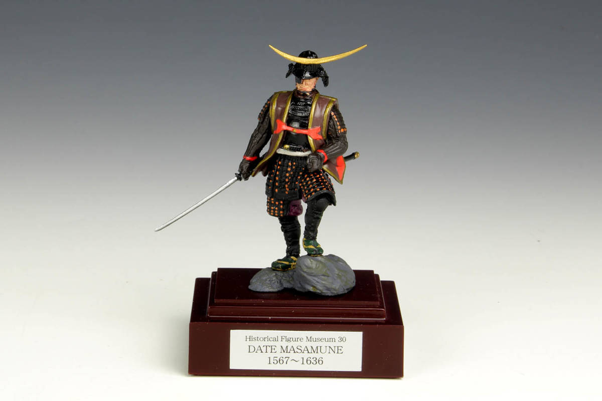 ★戦国武将フィギュア 10体セット★織田信長 羽柴秀吉 上杉謙信 武田信玄 前田利家 伊達政宗 真田昌幸 真田幸村 木下藤吉郎 /槍 鉄砲 足軽 _伊達政宗