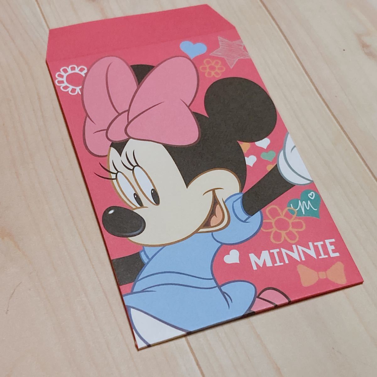 2127* Disney Minnie Mouse New Year's gift sack pochi sack Mini envelope 3 sheets minnie packing sack 