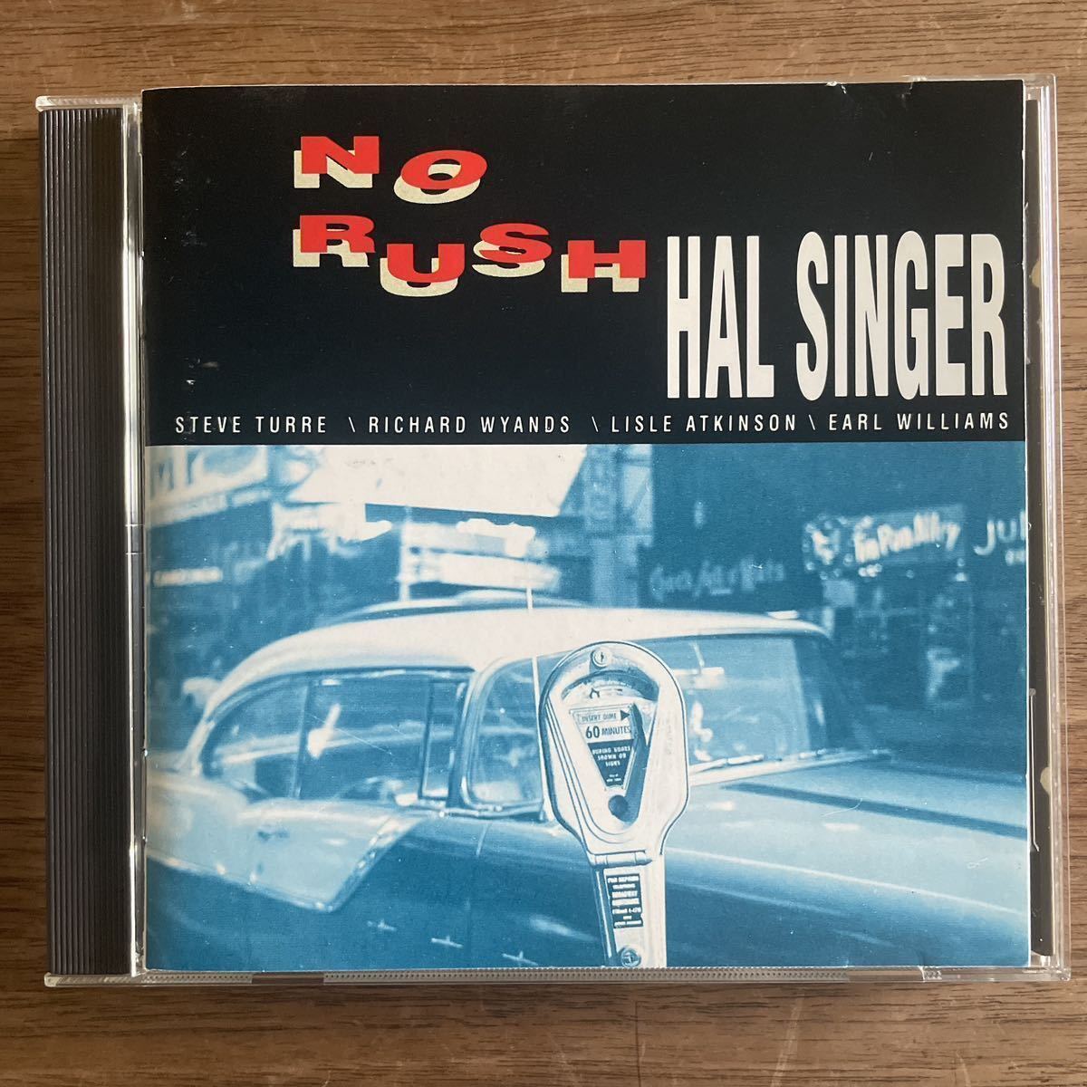 【レア希少廃盤 CD】 HAL SINGER 「NO RUSH」　FNAC MUSIC 1992年録音　テナーワンホーン　MOOKSレア本掲載 オリジナル盤　廃盤_画像1