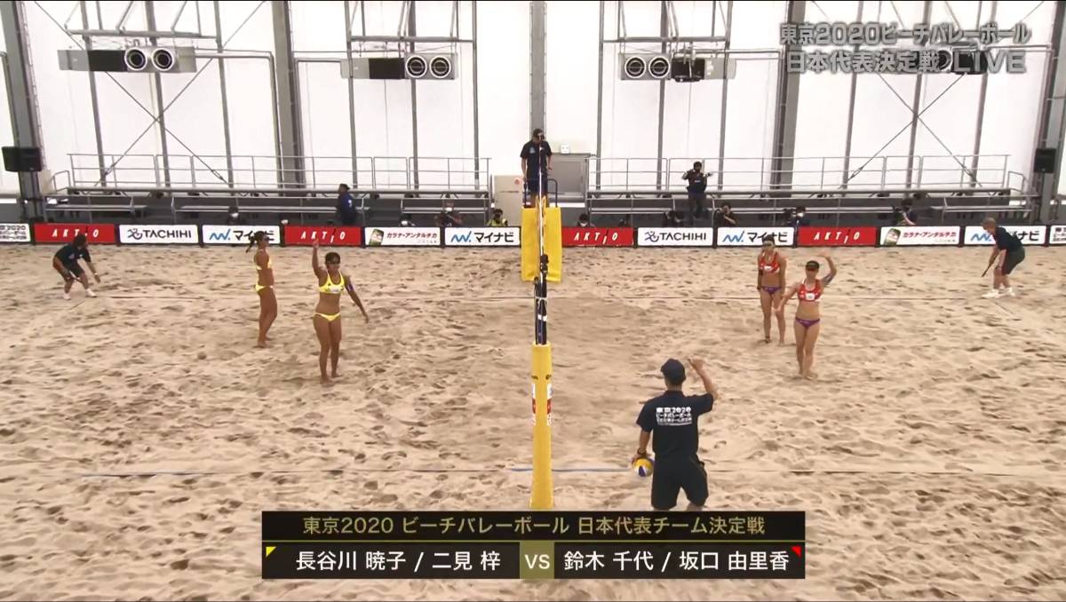 2020 Tokyo Olympic * beach volleyball Japan representative decision war (. decision .2 contest * official image BD compilation )