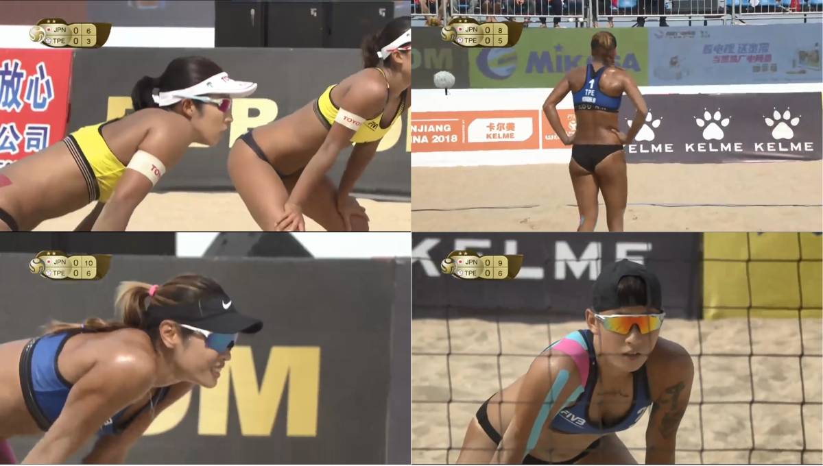 2018 FIVB 2stars beach volleyball * world Tour *.. convention [ woman decision .] Japan vs Taiwan official image BD complete compilation 