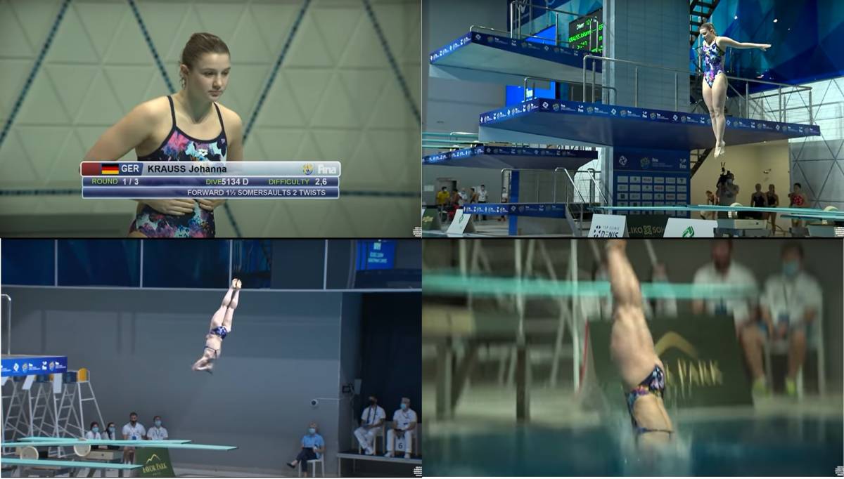 FINA ( international swim ream .) official contest 2021 year [ world Junior player right convention woman 1m. board . included ( decision . war )] official image BD complete compilation 