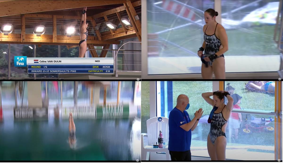 2021 FINA（世界水泳連盟）公式　ボルザーノ（イタリア）大会「女子飛込み10ｍプラットフォーム）準決勝」（公式映像完全ＢＤ収録）_画像5