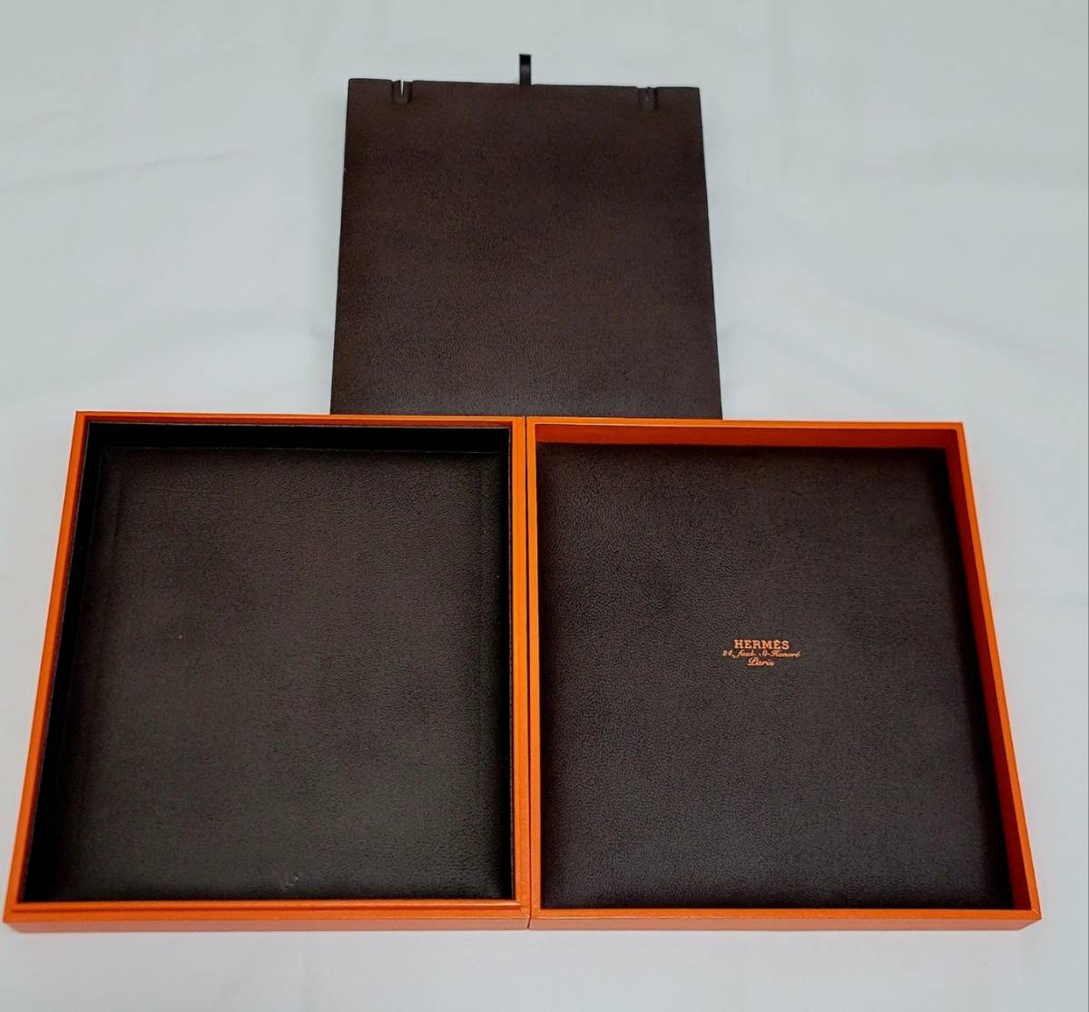 美品★ネックレス　空箱　シェーヌダンクル ケース BOX 空き箱 箱　ネックレスケース　アクセサリーケース　HERMES 正規品_画像1