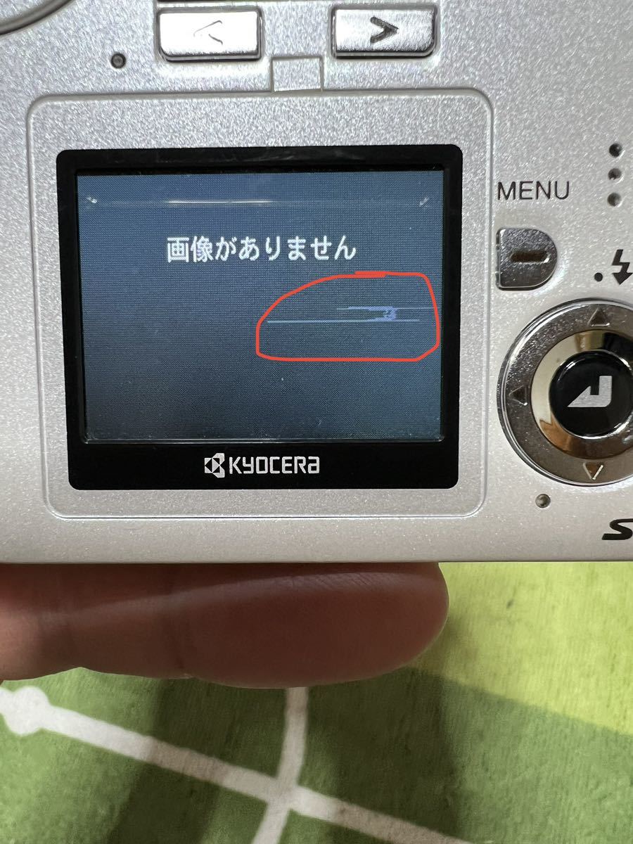 京セラ KYOCERA Finecam SL400R 4.0 MEGA PIXELS 動作品　アダプター付き_画像2