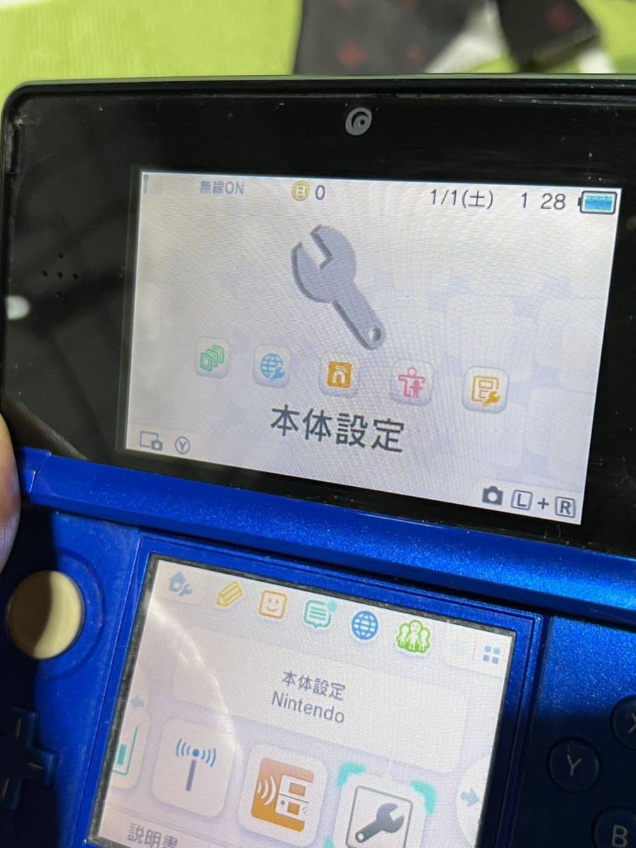 Nintendo ニンテンドー 任天堂 3DS アダプター付き(FB GTG1)_画像3