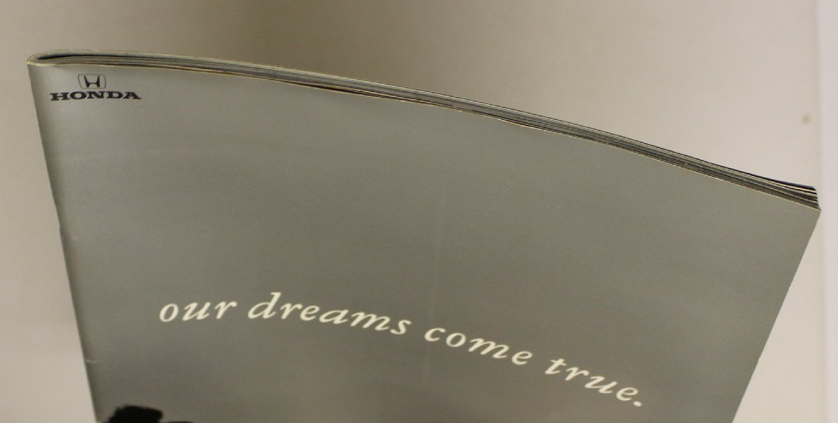 自動車カタログ『our dreams come true.』1993年 HONDA 補足:ホンダスポーツカーセブリングシルバーメタリックフォーミュラレッド_画像3