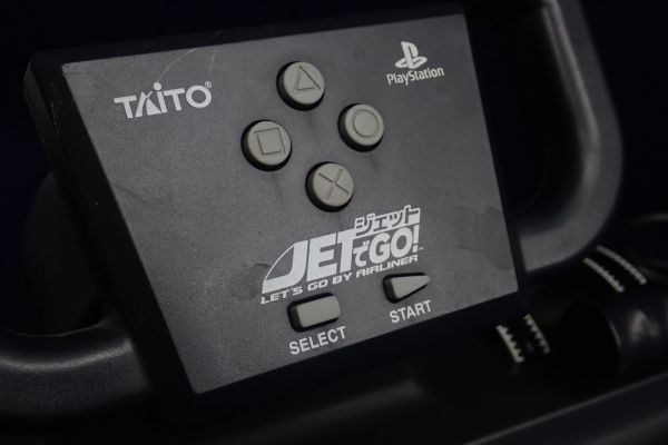 ▼ゲーム489 JETでGO 専用コントローラー 2台まとめて▼TAiTO/プレイステーション/PlayStation/ジャンク_画像2