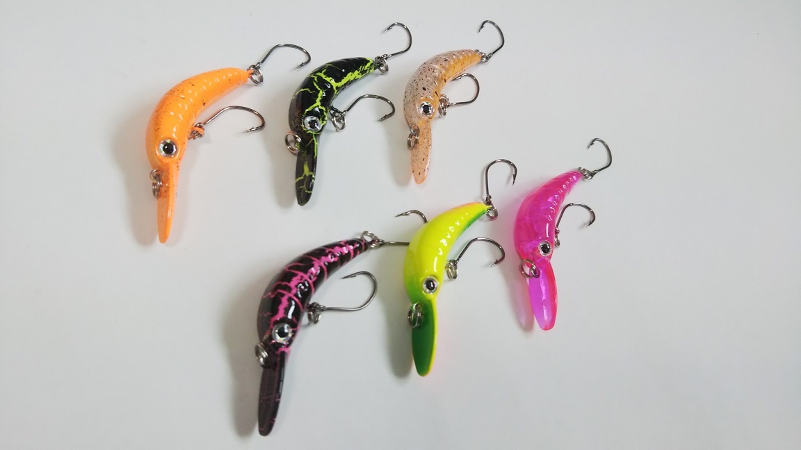 6色セット ニョロ系クランク シンキング 2 4g 5cm スリム 管理 6色セット ニョロ系クランク シンキング 2 4g 5cm スリム 管理