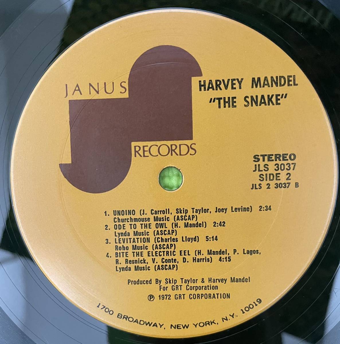 Rock raregroove break beats record ロック　ブレイクビーツ　レアグルーブ　レコード　HARVEY MANDEL THE SNAKE 1972_画像5