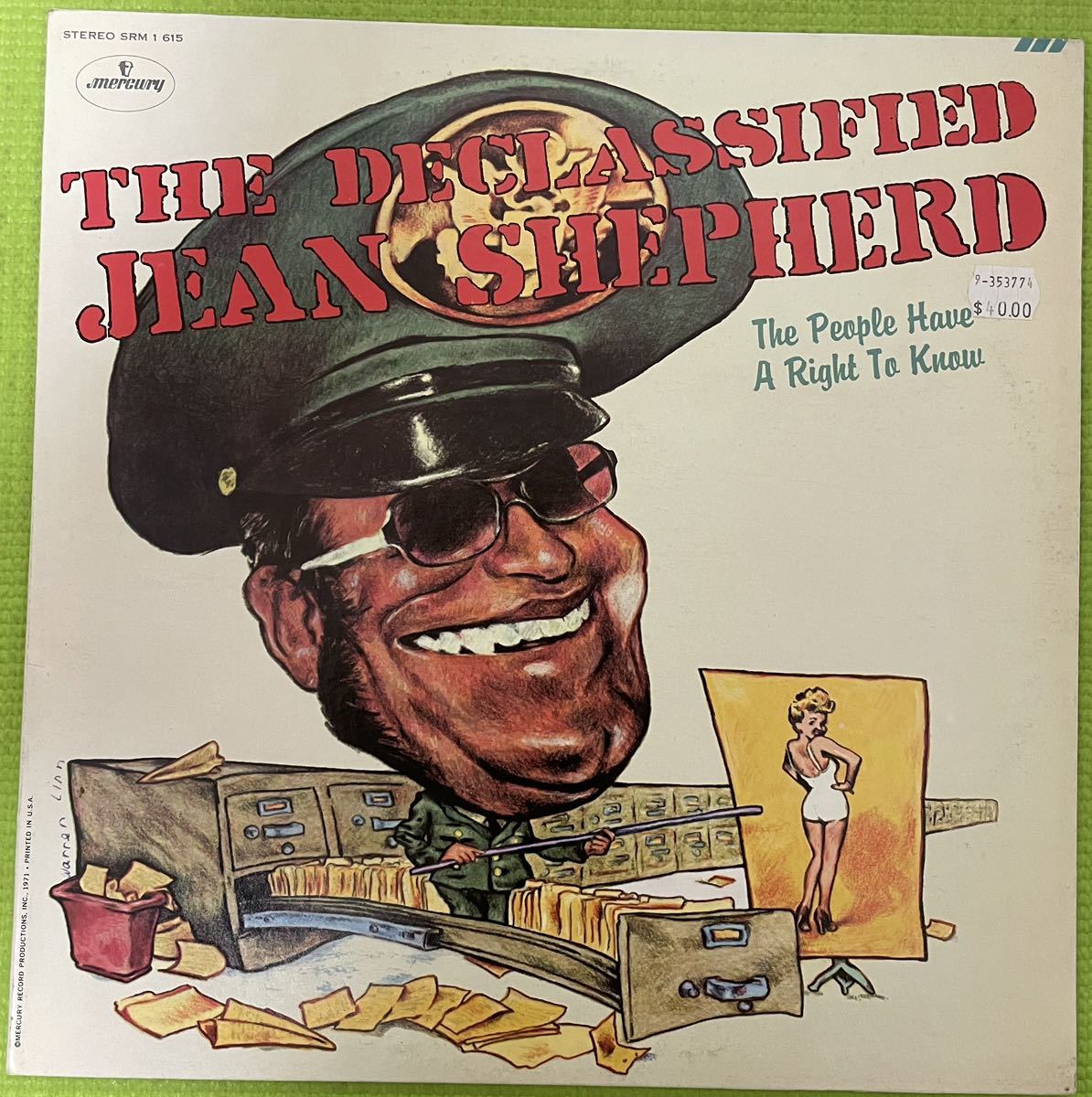 Soul sampling raregroove record ソウル　サンプリング　レアグルーブ　Jean Shepherd The Declassified Jean Shepherd(LP) 1971_画像1