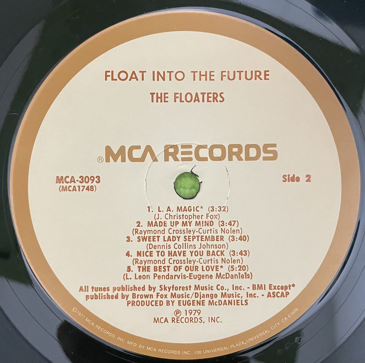 Soul raregroove record ソウル　レアグルーブ　レコード　Floaters Float Into The Future(LP) 1979_画像5