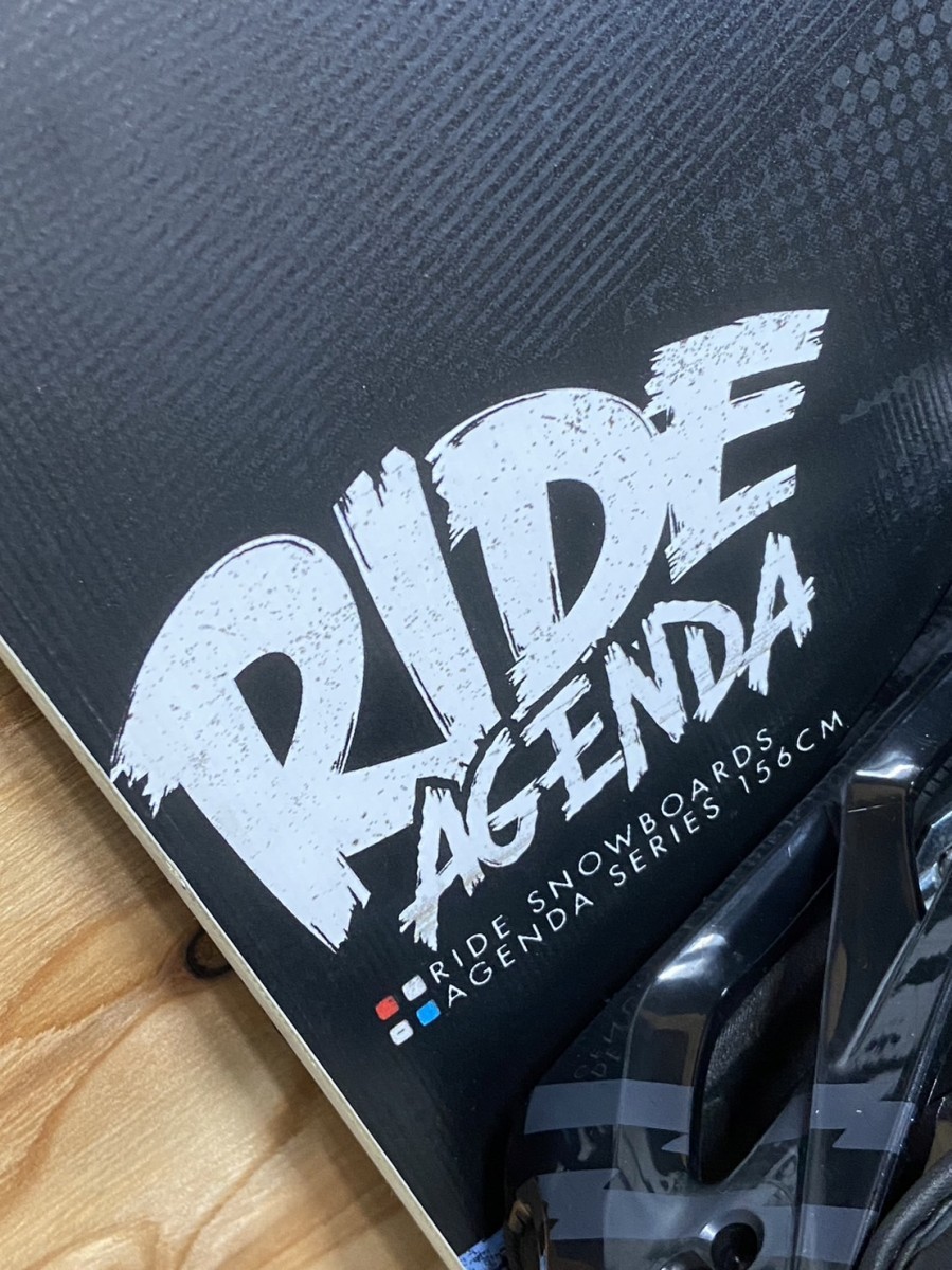 スノーボード　RIDE AGENDA 156　ゴーグル・シューズ・ケース付き　4点セット　27.5㎝　スノボ　スポーツ　122427M_画像4