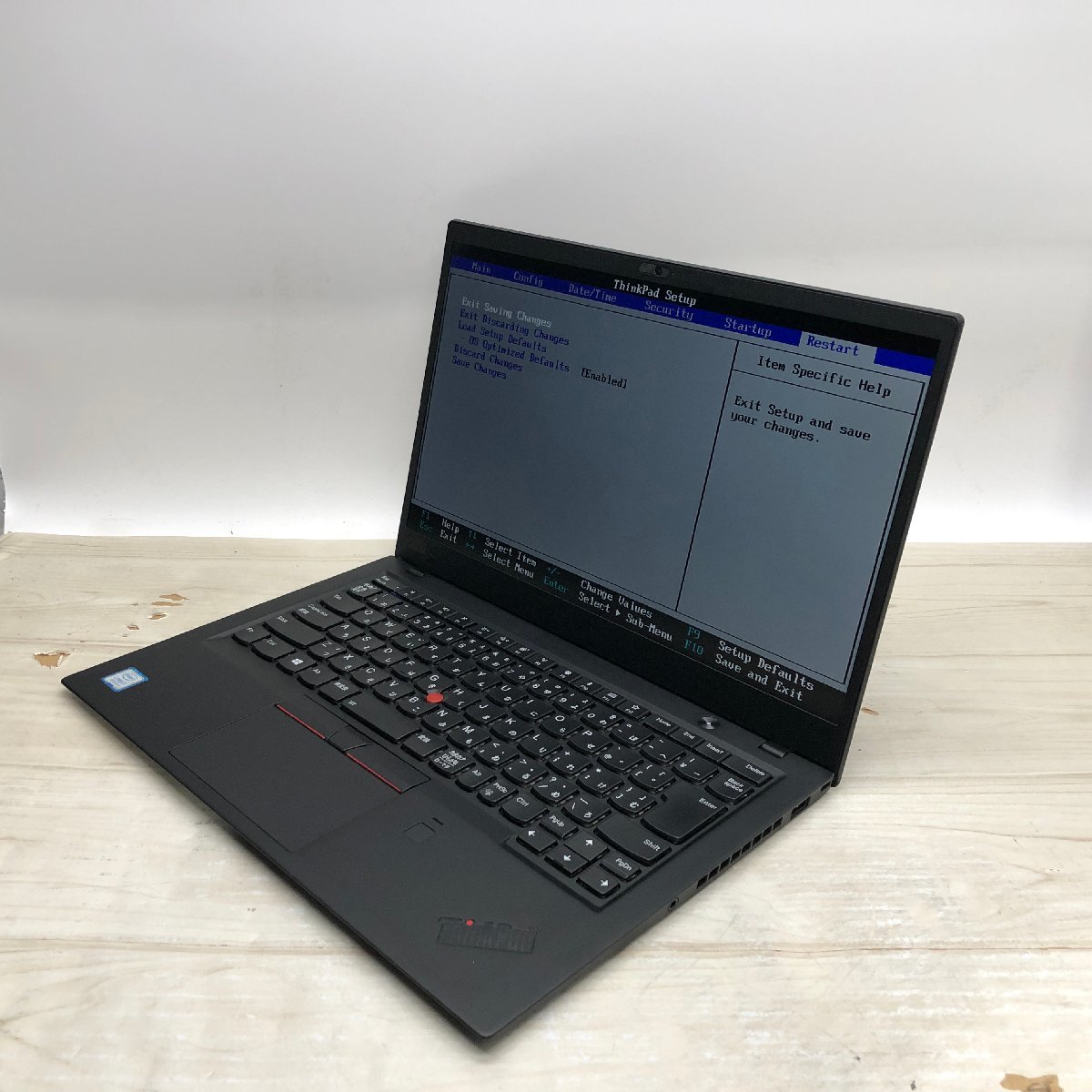Lenovo ThinkPad X1 Carbon 20KG-S4WF00 Core i7 8550U 1.80GHz/16GB/250GB(NVMe) 〔A0626〕_画像1