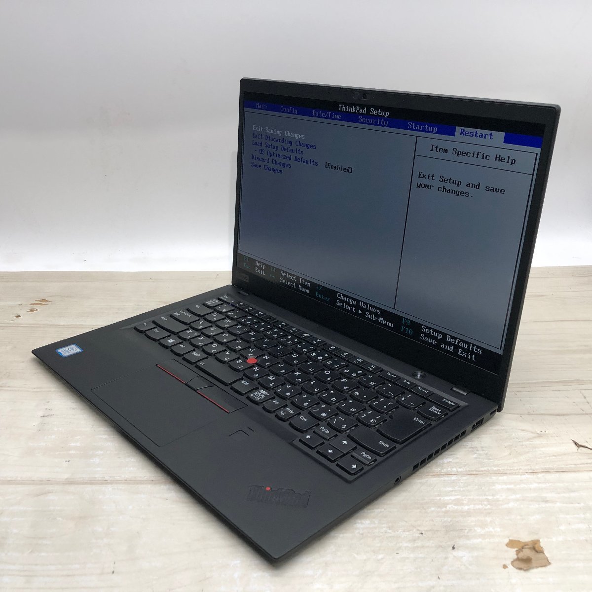 Lenovo ThinkPad X1 Carbon 20KG-S4WF00 Core i7 8550U 1.80GHz/16GB/250GB(SSD) 〔A0615〕_画像1