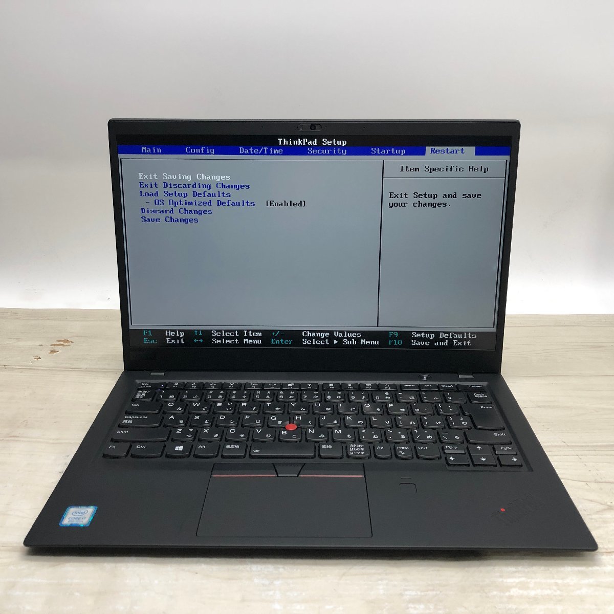 Lenovo ThinkPad X1 Carbon 20KG-S4WF00 Core i7 8550U 1.80GHz/16GB/250GB(SSD) 〔A0615〕_画像2