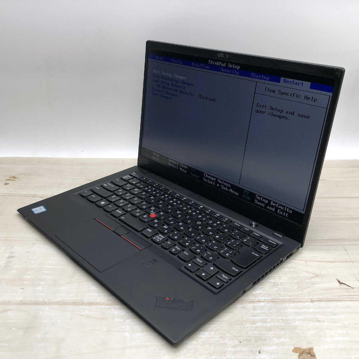 Lenovo ThinkPad X1 Carbon 20KG-S4WF00 Core i7 8550U 1.80GHz/16GB/250GB(SSD) 〔A0418〕_画像1
