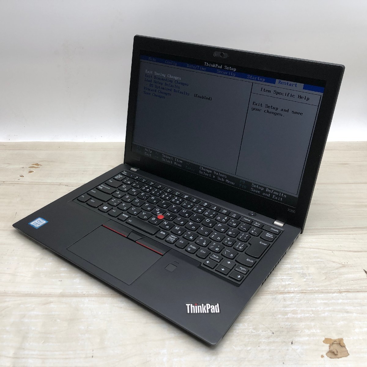 Lenovo ThinkPad X280 20KF-A01RJP Core i5 8250U 1.60GHz/8GB/256GB(NVMe) 〔A0605〕_画像1