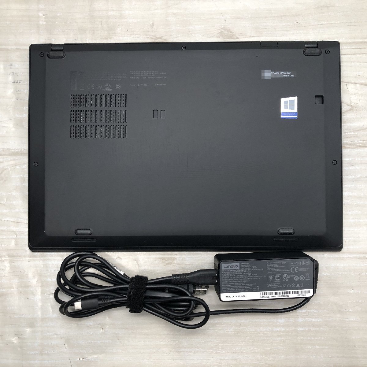 Lenovo ThinkPad X1 Carbon 20KG-S4WF00 Core i7 8550U 1.80GHz/16GB/250GB(SSD) 〔A0433〕_画像10