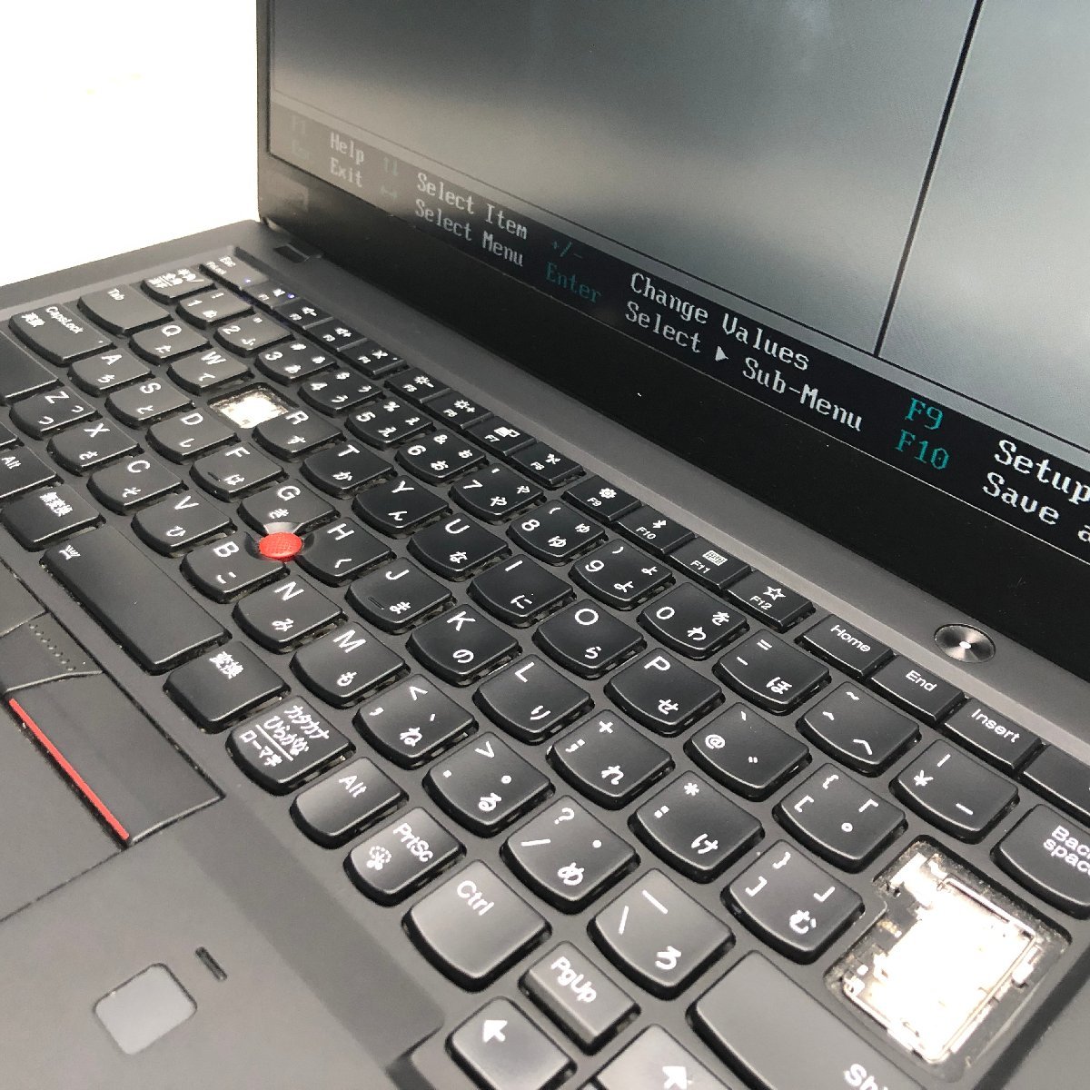 【難あり】 Lenovo ThinkPad X1 Carbon 20KG-A00SJP Core i5 8250U 1.60GHz/8GB/256GB(NVMe) 〔A0129〕_画像8