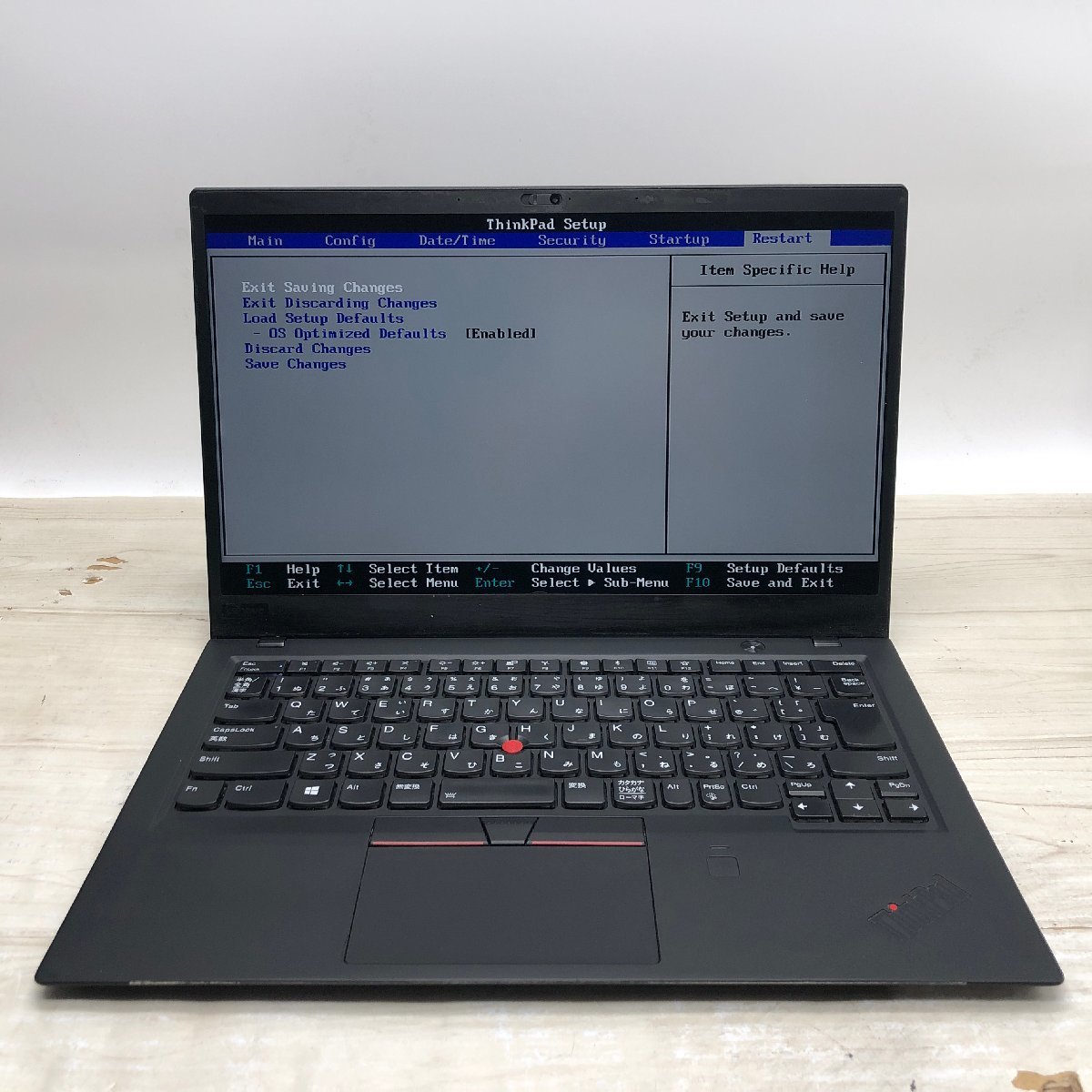 Lenovo ThinkPad X1 Carbon 20KG-S4WF00 Core i7 8550U 1.80GHz/16GB/250GB(NVMe) 〔A0422〕_画像2