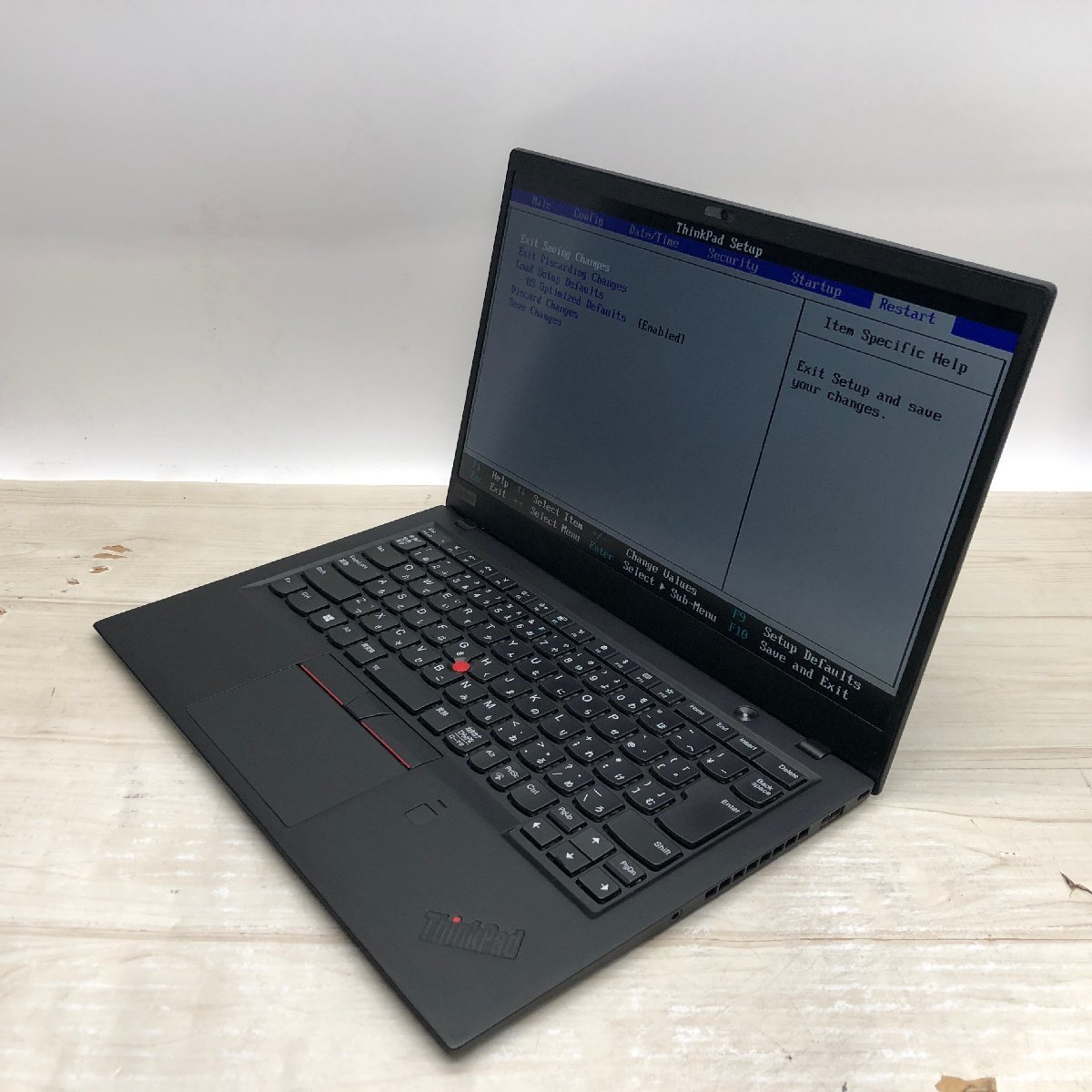 Lenovo ThinkPad X1 Carbon 20KG-S4WF00 Core i7 8550U 1.80GHz/16GB/250GB(SSD) 〔A0613〕_画像1