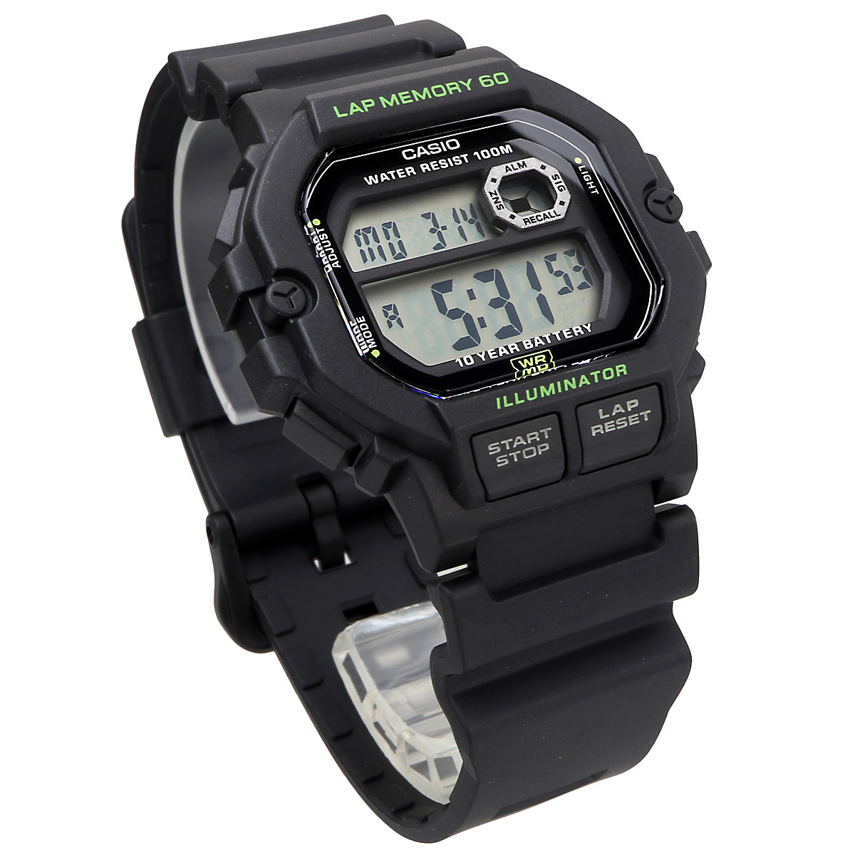 CASIO カシオ 腕時計 メンズ チープカシオ チプカシ 海外モデル 60ラップメモリ ランニング WS-1400H-1AV_画像4