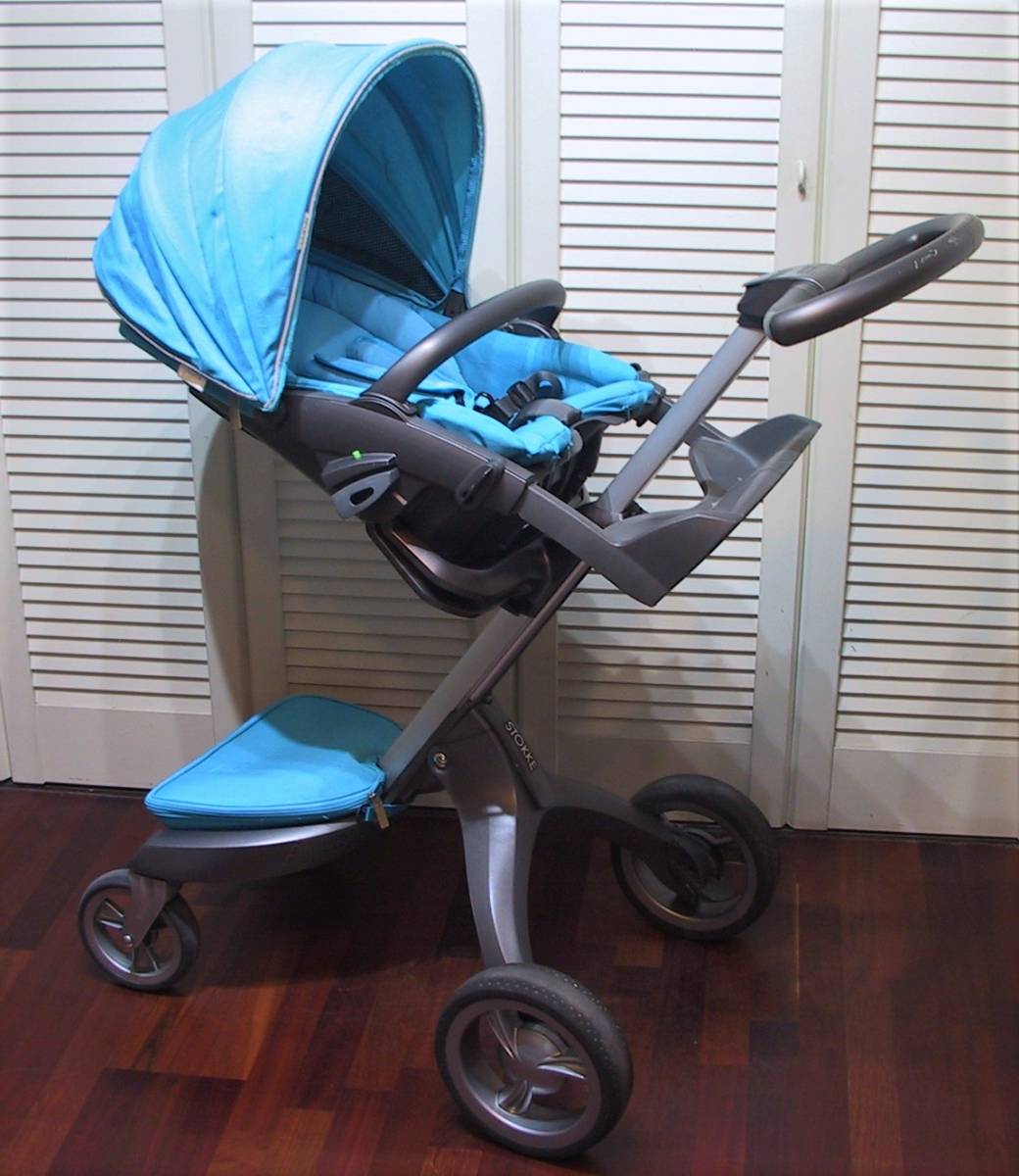  -stroke keeksp lorry /Stokke Xplory stroller / buggy 4 wheel against surface the back side newborn baby OK Carry cot attaching attached great number cleaning settled beautiful goods Northern Europe noru way 