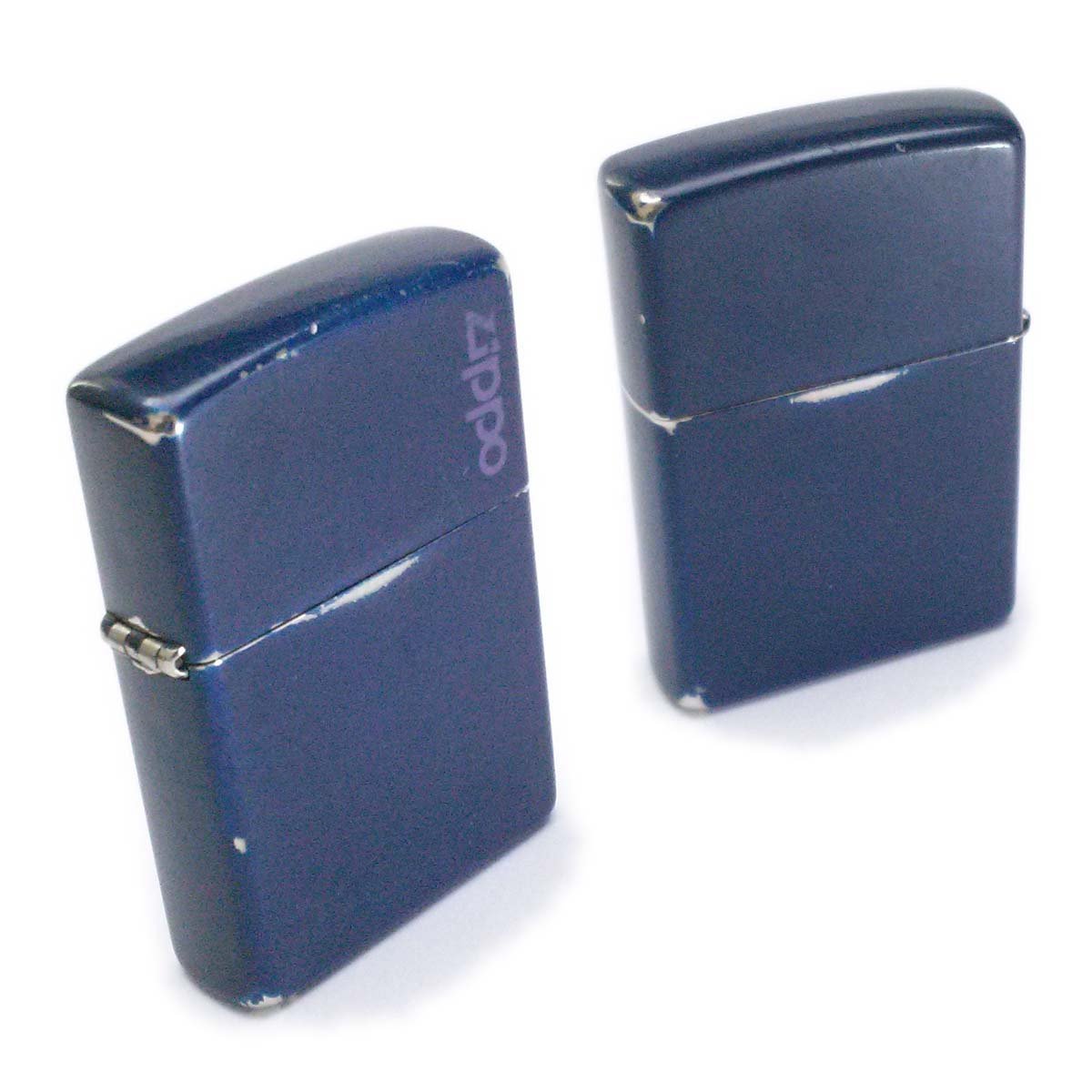 【1円】ジッポー ネイビー 濃い青 ZIPPO 239ZL NAVY MATTE ジッポ オイルライター 紺色マットカラー ap8763【一円スタート】_画像2