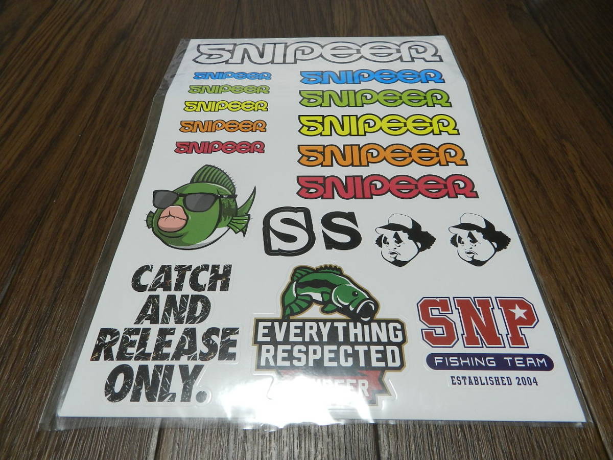 SNIPEER STICKER PACK　スナイパー ステッカー パック ステッカーセット　　シール　　シールセット　　サイズ約18×26㎝_画像1