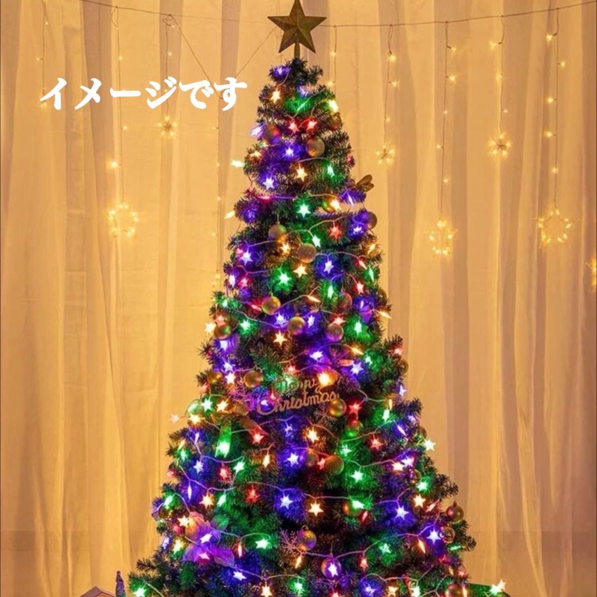 LEDライト ウィンターライトストリング 新年 星型ライト デコレーション ライト 電飾 クリスマスツリー 20球3m