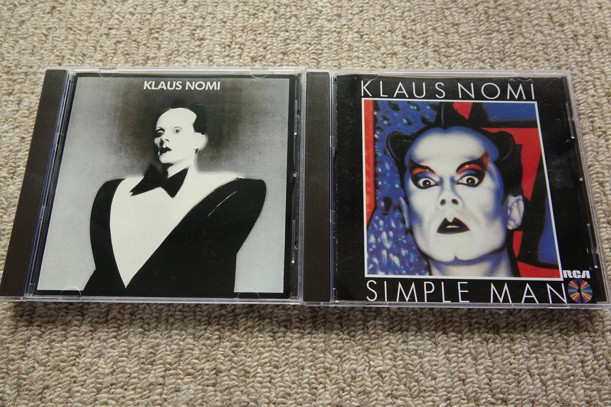 Klaus Nomi（クラウス・ノミ）「Simple Man」「Klaus Nomi」2枚セット 中古品_画像1