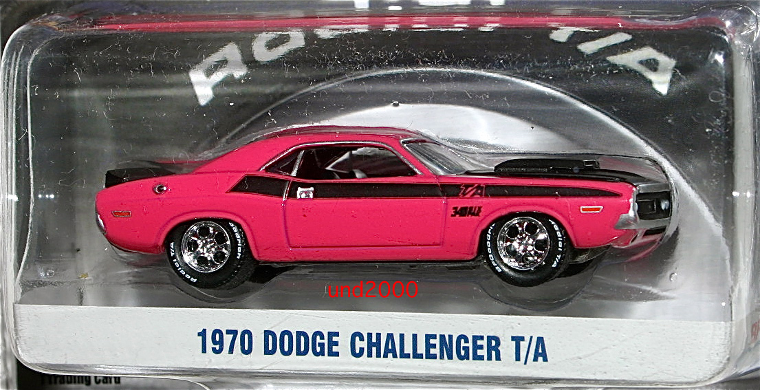Greenlight 1/64 1970 ダッジ チャレンジャー T/A Dodge Challenger BF Goodrich Vintage AD Cars グリーンライト BFグッドリッチ_画像2