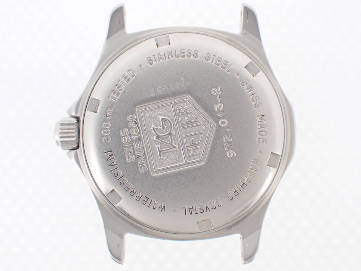 TAG HEUER タグホイヤー プロフェッショナル 200 972.013 2 クォーツ メンズ 腕時計 ブランド時計 ファッション小物 稼動品 電池交換済み_画像6